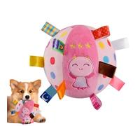 Hunde Kauspielzeug - Plüsch Quietschend Interaktiver Weichkauer | Anregendes Hundespielzeug Beißring | Welpenspielzeug Plüschtier Kuscheltier Zur Reduzierung Von Langeweile Spiel Training Reise