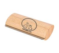 Hunde- Und Katzenhaar Bürste - Fellpflegekamm Aus Holz Für Welpen, Kätzchen & Mittelgroße roße Hunde - Effektive Fellentfernung, Rutschfester Griff, Tragbar Für Unterfellpflege