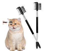 Hundeaugenbürste 2er Set - Tränenflecken Entferner Kamm | Sanfte Reinigung Für Die Augenpart | Hochwertige Kunstfaser & ABS, Augenpflege Für Hunde & Katzen, Fellpflege Für Zuhause