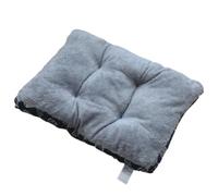 Hundebett Chien - Wintervelours Katzenbett | Tierbett mit rutschfester Unterseite, waschbare Dicke Decke, orthopädisches Kissen, weich und komfortabel für tiefen Schlaf