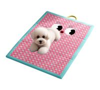 Hundekühlmatte - 24in ICE Seide Kühlkissen | Kühlmatte Katzen Und Hunde - Komfortables Kissen Für Kleine Und Mittlere Haustiere, Ideal Für Ältere Tiere, Welpen, Wohnzimmer, Terrasse, Garten O