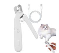 Hunderagelknipser | Con luz LED recargable centoWenail Trimmer | Robusto schneider cortador de enfermería Set para cortar los dedos de los cachorros - para perros y animales pequeños