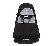 Hundeschaukelstuhl, Haustier-Schaukelbett für kleine Hunde und Katzen, zusammenklappbares, höhenverstellbares, tragbares Schaukel-Haustierbett mit waschbarem Bezug, stabiler (Tela de algodón negra)