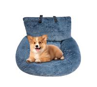 Hundesitz Auto | Weiche Sitzerhöhung Hunde | Waschbares Reisebett für Kleine Mittelgroße Welpen Kätzchen | Auto Fahrzeug Tierarzt Urlaub Komfort Pet Seat Hundebett