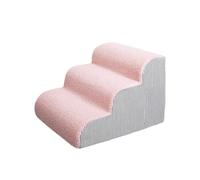 Hundetreppe Bett | Breite Tierstufen Rampe | Indoor Couch & Sofa Leiter mit Waschbarem Bezug für Schlafzimmer, Wohnzimmer, SUV, Auto, Welpen, Katzen, Hunde Haustierleiter