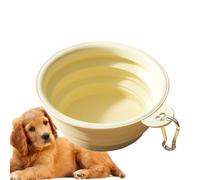 Hundetrinknapf - Faltbarer Hundewassernapf, Tragbare Hunde-Reisenäpfe, Erweiterbar Für Reisen | Silikon-Becherschale Für Die Wasserfütterung, Sichere Tierfutter-Wasserschale, Praktisch Für Camping