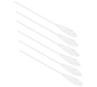 Hundimiento Grande de Acrílico Flota 6pcs Blanco Transparente Respetuoso del Medio Ambiente con Flotabilidad Excelente para Pescar (5g)