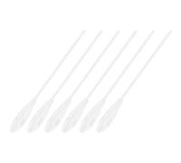 Hundimiento Grande de Acrílico Flota 6pcs Blanco Transparente Respetuoso del Medio Ambiente con Flotabilidad Excelente para Pescar (20g)