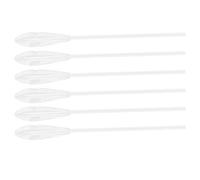 Hundimiento Grande de Acrílico Flota 6pcs Blanco Transparente Respetuoso del Medio Ambiente con Flotabilidad Excelente para Pescar (20g)