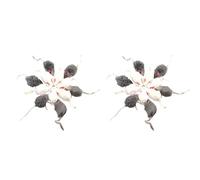 Hundnsney 24 Piezas Falso Juguetes para Mascotas Los Ratones de Cola de Pelo del Suenan Ruidosamente Suave Piel de Conejo Real Suena Un Juguete de Chirriante