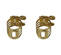 Hundnsney 2X Ishimori Alto Saxofón Baquelita Boquilla Abrazadera Reed Clip Accesorios para Instrumentos Musicales