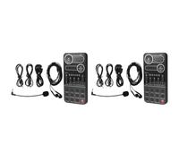 Hundnsney 2X Mini Cambiador de Voz Portátil Efecto de Audio Multiple Dispositivo de Altavoz de Tarjeta de Cambio de Sonido en para Tablet PC Teléfono Móvil