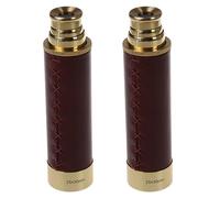 Hundnsney 2X Telescope de latón Mini 25X30 - Prismáticos Telescope Monocular Telescope a Mano en