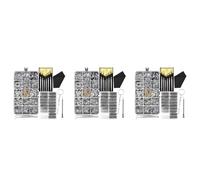 Hundnsney 3 Kit de Reparación de Gafas y Gafas de Sol Kit de Tornillos para Gafas y Pastillas de Nariz con 18 Destornillador y 3 Herramientas para Gafas