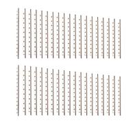 Hundnsney 38 piezas guitarra clásica trastes 2,0 mm / 0,08 pulgadas Cobre conjunto Fretwire para 36 pulgadas 38 pulgadas 39 pulgadas 19 trastes accesorios de guitarra