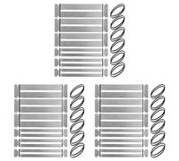 Hundnsney 3X Guardias de Tecla de la Guitarra de los Guardias de Tecla de de Acero Inoxidable Protector de Tecla de Luthier Herramienta para Vestir Trastes