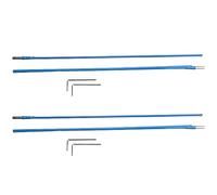Hundnsney 4 piezas serie 46 cmdos vías Rod tipo doble acción guitarra truss Rod acero azul guitarra piezas accesorios
