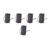 Hundnsney 5X 9V Guitarra Recogida Cubierta de la Batería Caja de Mantenimiento de la Batería Estuche de Almacenamiento para Guitarra Eléctrica Accesorio de Bajo