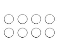 Hundnsney 8X Kit de Batería de 6 Pulgadas Anillos de Agujero de Gran Caja Accesorios Herramientas de Perforación de Tambor