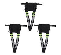 Hundnsney - Lote de 3 radios de bolsillo, para pecho, para 2 vías, radio, walkie, aplique UV-5R, color negro y verde, Negro y verde.