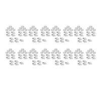 Hundnsney Paquete de 200-15Ml de Aluminio Gran Formato Vela de Maquillaje Tarros Capacidad Vacío Al Por Cosmético/Vela/Tarros de/Producto para el Cabello/Tarro de Conservas Dulce