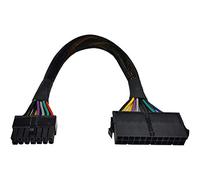 Hundnsney Vklopdsh 24 Pin to 14 Pin ATX PSU Main Power Adapter Braided Sleeved Cable para PC y servidores de 30 cm