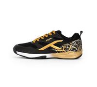 HUNDRED Beast MAX, Zapatos de Bádminton Hombre, Black/Gold, 44 EU