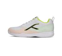 HUNDRED Blade Lite, Badminton Shoes Unisex Adulto, White/Lime/Orange/Black, 43 EU