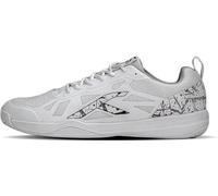 HUNDRED Blade Non-Marking, Zapatos de bádminton Hombre, White/Black, 46 EU