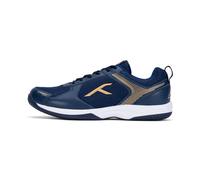 HUNDRED Court Star, Zapatos de Bádminton Hombre, Navy/Gold, 42 EU