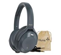 HUNE Auriculares Cascos Inalámbricos Over-Ear con ANC Cancelación de Ruido Activa con Modo Ambiente, hasta 100h Autonomía, IPX4, Bluetooth 5.3, Plástico Reciclado, Marca Modelo Fauna
