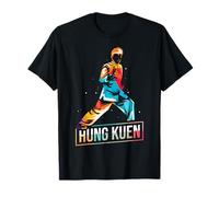 Hung Kuen Kung-fu chino con estilo animal y colores vibrante Camiseta