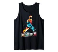Hung Kuen Kung-fu chino con estilo animal y colores vibrante Camiseta sin Mangas