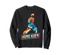 Hung Kuen Kung-fu chino con estilo animal y colores vibrante Sudadera