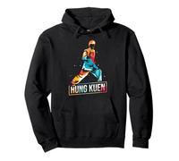 Hung Kuen Kung-fu chino con estilo animal y colores vibrante Sudadera con Capucha