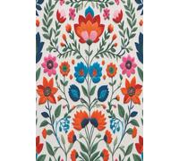 Hungarian Folk Embroidery Floral Design: Hungarian Folk Flower Design Classic: Traditional Hungarian Folk Art Floral Pattern Inspired by Classic Embroidery