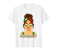 Hungarian Girl Hungary Flag Hungarian Girlfriend Wife Camiseta