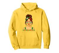 Hungarian Girl Hungary Flag Hungarian Girlfriend Wife Sudadera con Capucha