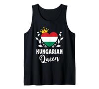 Hungarian Queen Hungary Flag Proud Hungarian Woman Camiseta sin Mangas