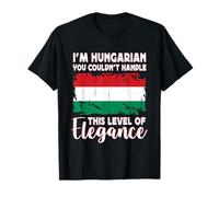 Hungary Flag Proud Elegant Hungarian Boyfriend Girlfriend Camiseta