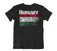 Hungary Flag TTshirts Camisetas y Tops T-Tshirts Camisetas y Tops tee Top City Map Middle Ages Holy Crown Pride Gift(X-Large)
