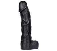Hunglock MATAGOT - 10" Black Dildo with Monster Glans & Vac-U-Lock Power