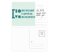 Hungría Capital Budapest Art Deco - Tarjeta postal para aniversario de persona importante