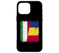 Hungría Rumania Media Bandera Herencia Rumana Húngara Carcasa para iPhone 16 Pro MAX