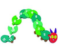 Hungry Caterpillar 35cm The Very Hungry Caterpillar Wooden Counting Caterpilar (11 Pieces)