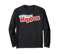 Hungry Hippos Logo Manga Larga