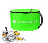 HunicandIU Almacenamiento De Manguera De Aguas Residuales para Auto, Almacenamiento Impermeable para Residuos De, Portátil Estuche Portátil con Cremallera Doble para Herramientas De Residuos