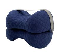 HunicandIU Almohada para dormir de lado entre las piernas, almohada de espuma viscoelástica | Almohada para las piernas para dormir, cremallera, soporte ergonómico para la rodilla, almohada intermedia