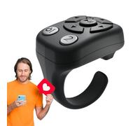 HunicandIU Control Remoto de Video para teléfono, Clicker Remoto para teléfono,Control inalámbrico de Imagen para - del Obturador para Selfies para fotografiar, Ajuste