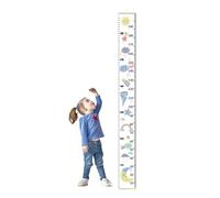 HunicandIU Tabla de crecimiento para niños, tabla de crecimiento para niños, tabla de crecimiento para niños, regla para colgar para niños y niñas, decoración de habitación infantil, tabla de